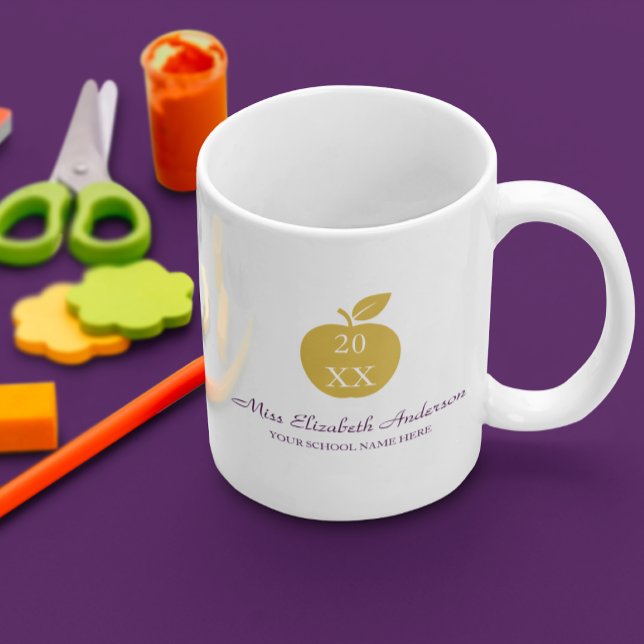 Teacher Apple Graduation Coffee Mug (Creator Uploaded)