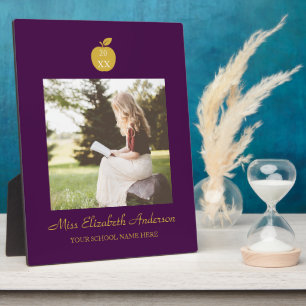 Teacher Apple Graduation Plaque