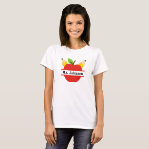 Teacher Apple Personalized T-Shirt