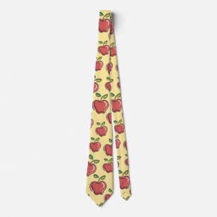 Teacher Apple Tree Patterns Preschool Art Teacher Tie