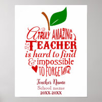 Teacher apple word art truly amazing teacher