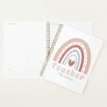 Teacher Appreciation Back to School Boho Rainbow