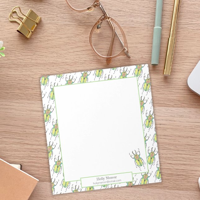 Teacher Appreciation Beetles Notepad (Creator Uploaded)