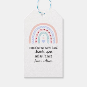Teacher Appreciation - Best Teacher Ever Present Gift Tags