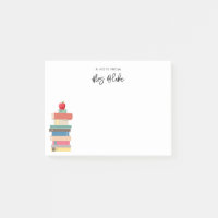Teacher Appreciation Books Apple Post-it Notes