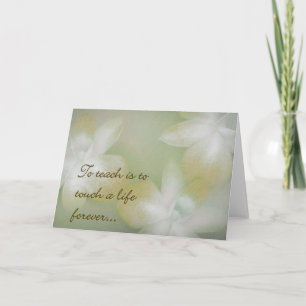 Teacher Appreciation Card