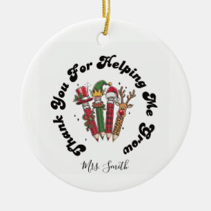 Teacher Appreciation Christmas Ornament