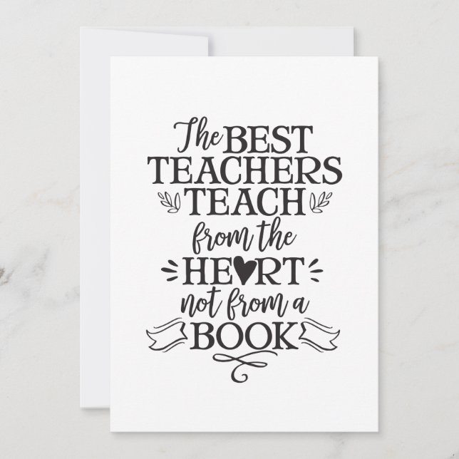 Teacher Appreciation Class Gift Thank You Card (Front)