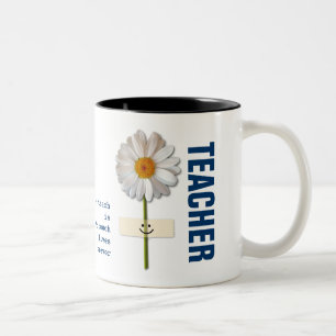 Teacher Appreciation Custom Name Gift Two-Tone Coffee Mug