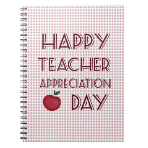 Teacher appreciation day  notebook