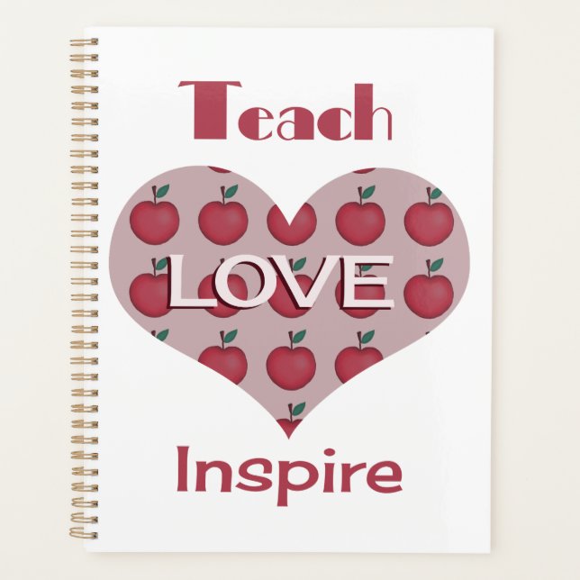 Teacher appreciation day planner (Front)