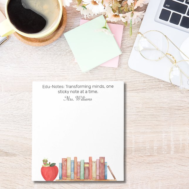 Teacher Appreciation Edu-Notes:Transforming Minds Notepad (Creator Uploaded)
