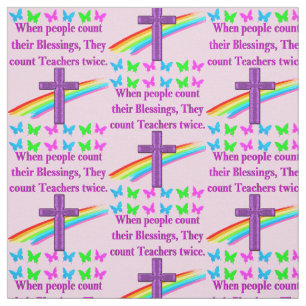 TEACHER APPRECIATION FABRIC