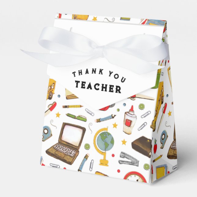 Teacher Appreciation Favour Box (Front Side)