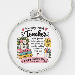 Teacher Appreciation Gift Happy Teacher's Day Key Ring