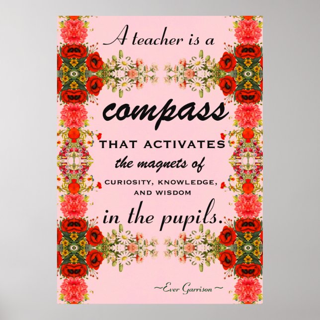 Teacher Appreciation Gift Last Day of School Poster (Front)