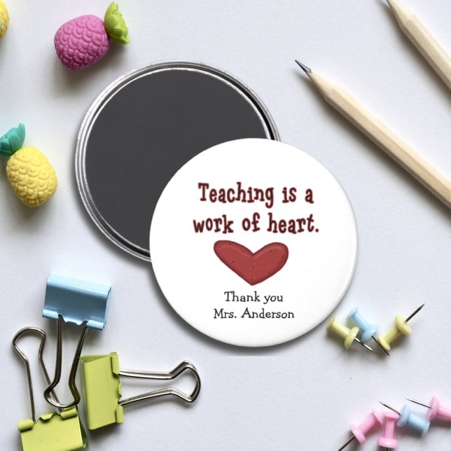 Teacher Appreciation Gift Magnet (Creator Uploaded)