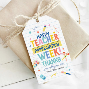 Teacher Appreciation Gift Tag