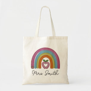 Teacher Appreciation Gift Tote Bag Canvas Custom T