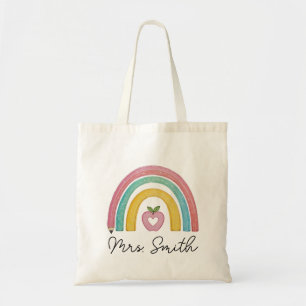 Teacher Appreciation Gift Tote Bag Canvas Custom T