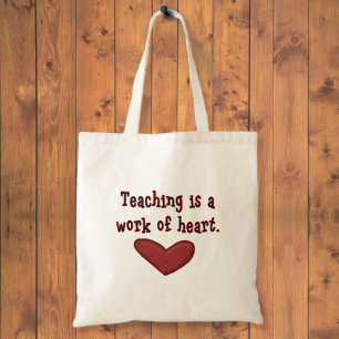 Teacher Appreciation Heart Bag