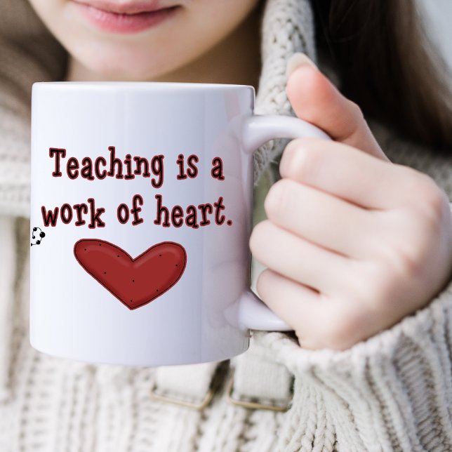 Teacher Appreciation Heart Mug (Creator Uploaded)