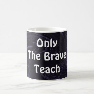Teacher Appreciation Modern Purple Swirl Classroom Coffee Mug