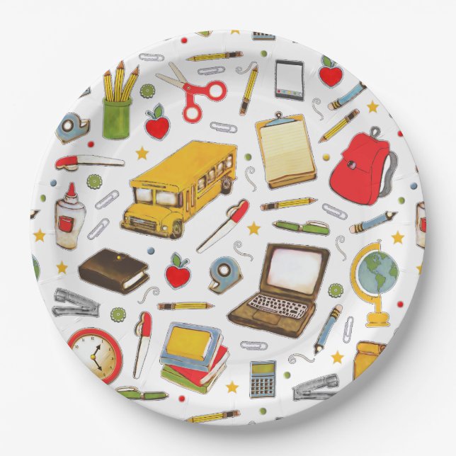 Teacher Appreciation Paper Plate (Front)