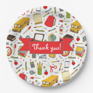 Teacher Appreciation Party Paper Plate