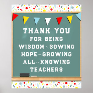 Teacher Appreciation Poster