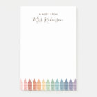 Teacher Appreciation Rainbow Crayon