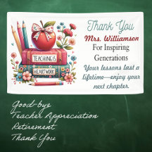 Teacher Appreciation Retirement