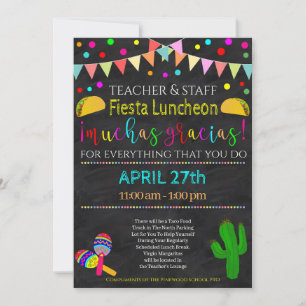 Teacher Appreciation Staff Invitation