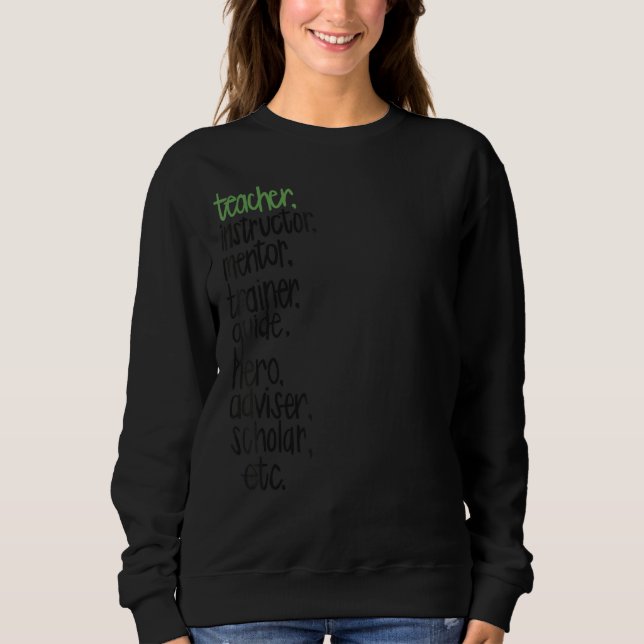 Teacher Appreciation Sweatshirt (Front)