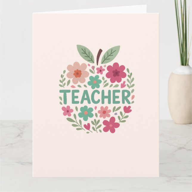 Teacher Appreciation Thank You Card (Front)