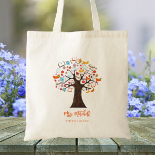 Teacher Appreciation Thank You Teacher Tree Tote Bag