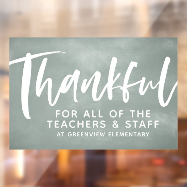 Teacher appreciation thankful chalkboard (Sheet 2)