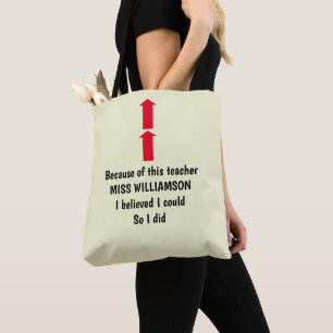TEACHER APPRECIATION TOTE BAG