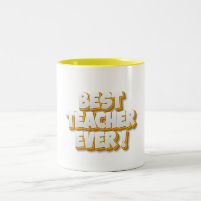 Teacher Appreciation Two-Tone Coffee Mug (Center)