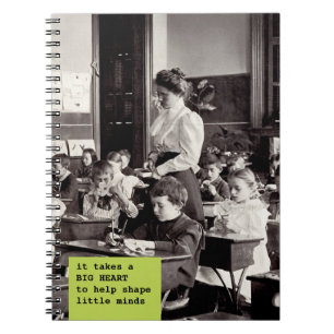 Teacher Appreciation Vintage Photo Gift  Notebook