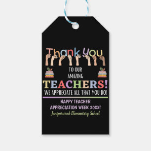Teacher Appreciation Week Gift Tags