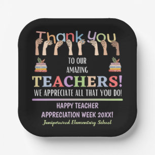 Teacher Appreciation Week Paper Plate