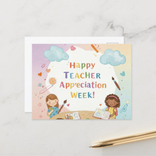 Teacher Appreciation Week Postcard