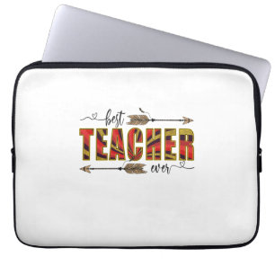 Teacher Art Best Teacher Evers Laptop Sleeve