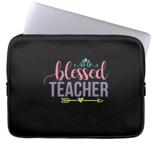 Teacher Art Blessed Teacher Laptop Sleeve