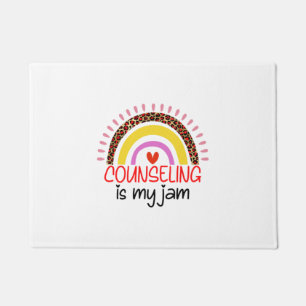 Teacher Art Counselling Is My Jam Doormat