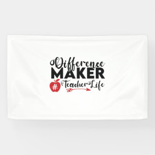 Teacher Art Difference Maker Teacher Life Banner