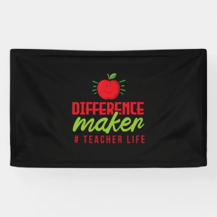 Teacher Art Difference Maker Teacher Life Banner