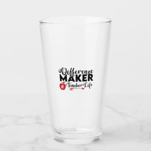Teacher Art Difference Maker Teacher Life Glass