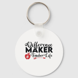 Teacher Art Difference Maker Teacher Life Key Ring
